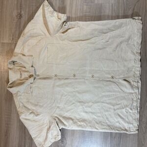 Tommy Bahama 2XL  Button Up Shirt 100% Silk Floral Beach Hawaii Outdoor All Over